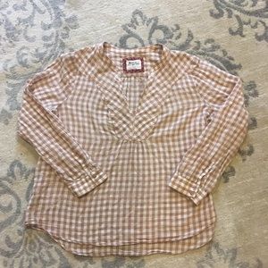 Anthropologie Holding Horses Plaid Shirt